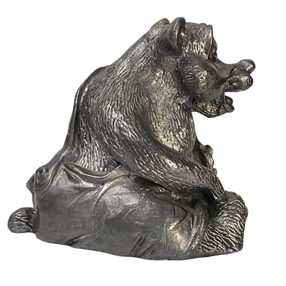 Disney Big Al Country Bear Jamboree Metal Figurine Disneyland 1974 Signed Heavy - Picture 6 of 12